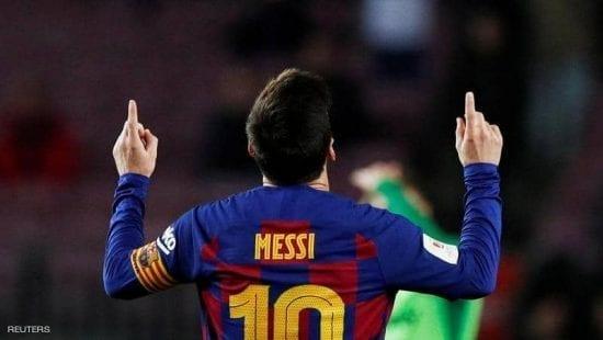 ميسي يحقق انتصاره ال500 بعد خماسية نظيفة لبرشلونة أمام ليجانيس
