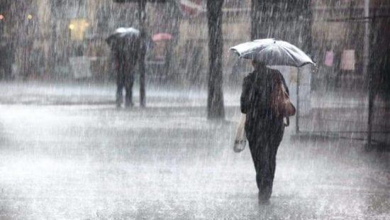الأرصاد: منخفض جوي مصحوب بأمطار متفرقة وعواصف رعدية