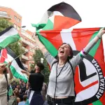 طواف إسبانيا: تقصير المرحلة 11 بسبب مظاهرة مؤيدة للفلسطينيين