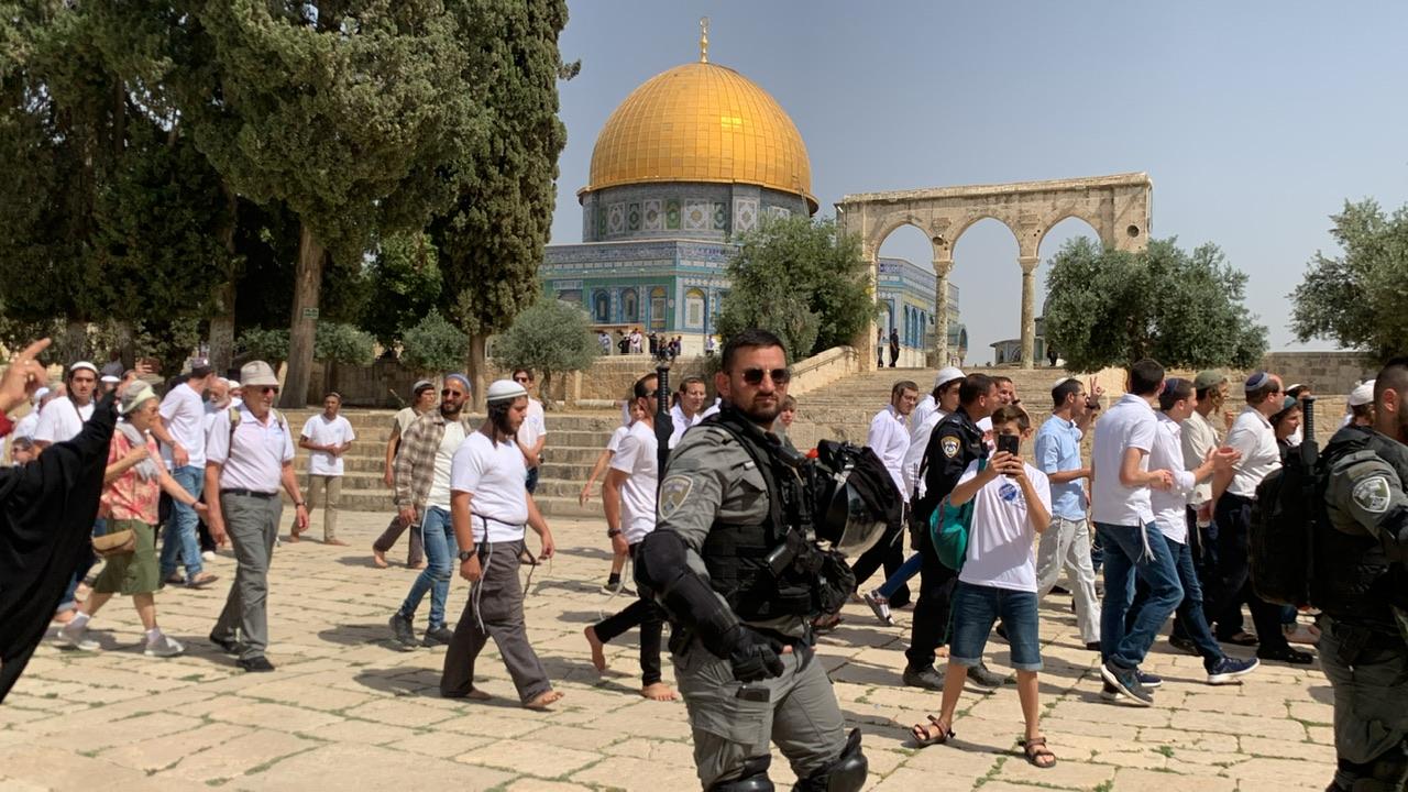 254 مستوطنا يقتحمون المسجد الأقصى