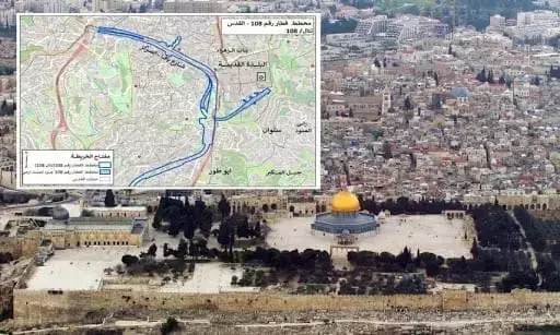 المركز العربي للتخطيط: الاحتلال يطرح مخططًا لبناء نفق سكة حديد على تخوم الأقصى