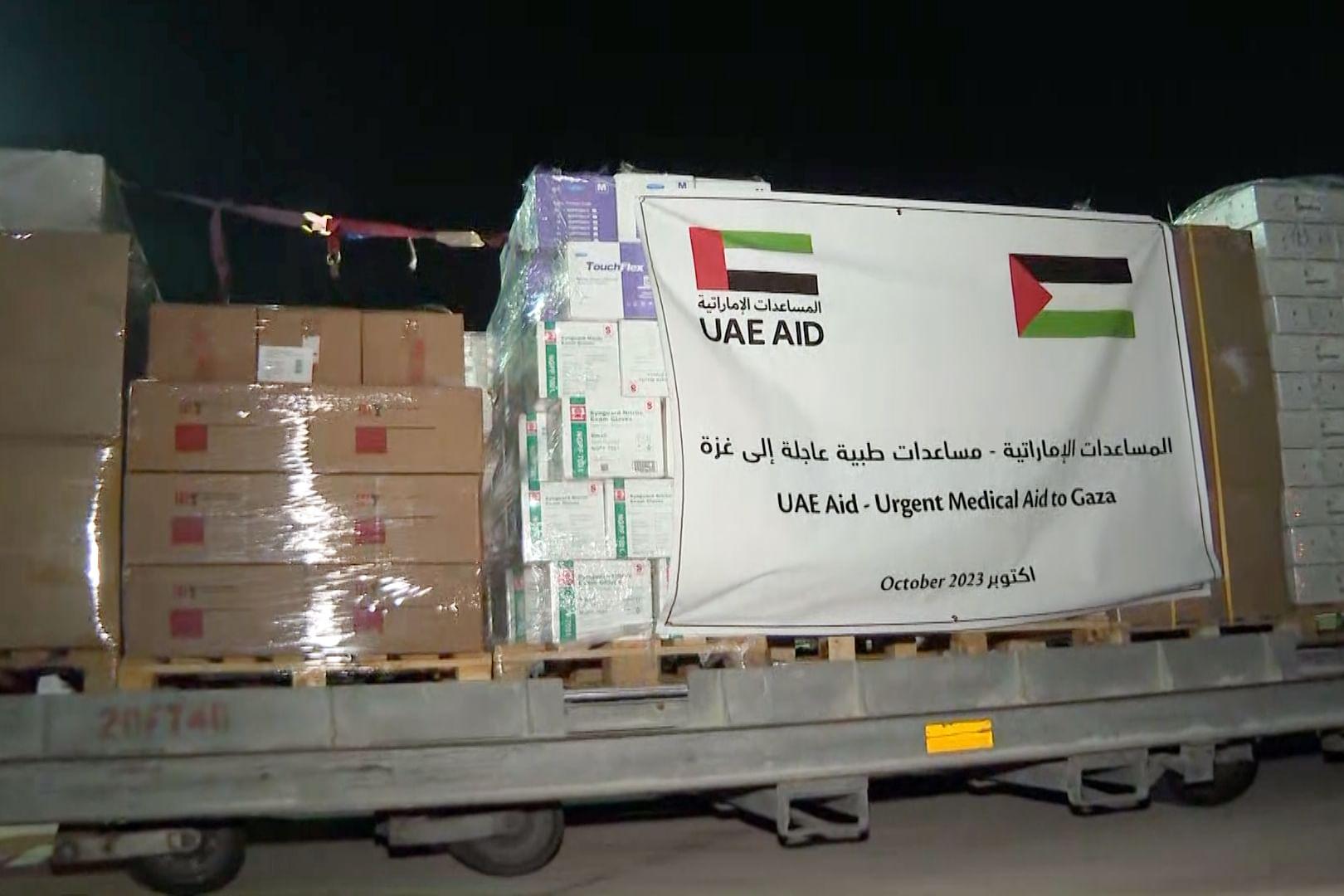 أبو ظبي تعلن اتفاقا مع إسرائيل لبدء إدخال مساعدات إماراتية لغزة