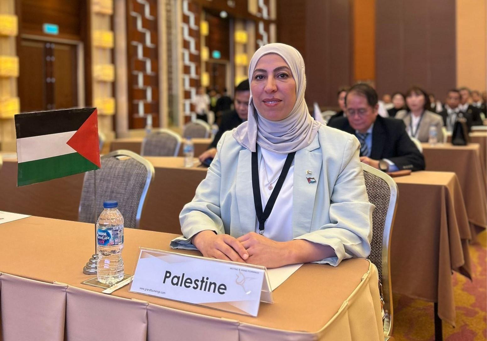 "الملاكمة الآسيوية" تختار فاطمة الفقيه ممثلة فلسطين نائبا لرئيس المكتب التنفيذي