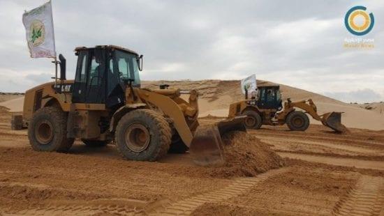 بالفيديو| بدء التجهيزات لإنشاء غرف للحجر الصحي جنوب وشمال غزة