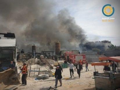 عقب الحريق .. الهيئة الوطنية لمسيرات العودة تلغي مسيرة الجمعة