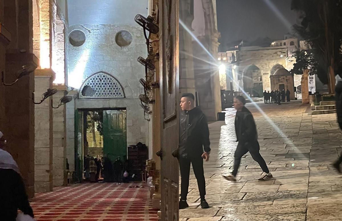 عشية عيد الفصح.. توتر داخل الأقصى والاحتلال يواصل اقتحامه للمسجد