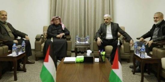 بالتفاصيل .. العمادي يلتقي قيادة حماس برئاسة السنوار بغزة