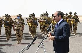 السيسي يدعو القوات المسلحة في الجيش المصري لرفع درجات الجهوزية والتأهب