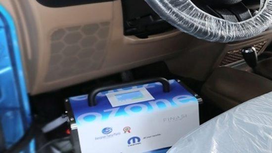 "أوزون" جهاز التعقيم الأول داخل المركبات أنتجته أيدي فلسطينية