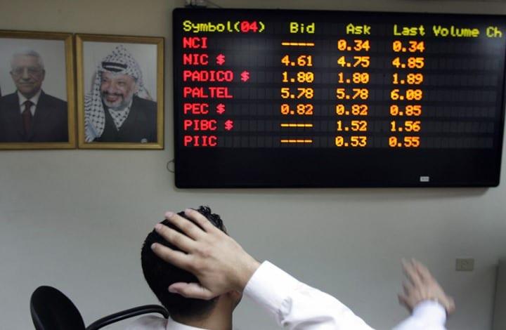 بورصة فلسطين: تراجع أرباح الشركات المدرجة بنسبة 24% العام الماضي