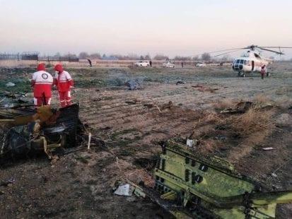 مصرع 176 شخصاً في تحطم طائرة أوكرانية فوق طهران