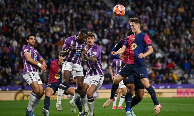 برشلونة يحسم المعركة أمام بلد الوليد ويقترب من منصة التتويج