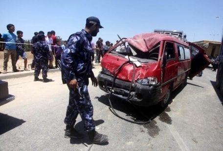 وفاة مواطن بحادث سير في حي الزيتون بغزة