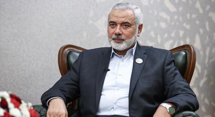 هنية يصل طهران لبحث التطورات السياسية والميدانية