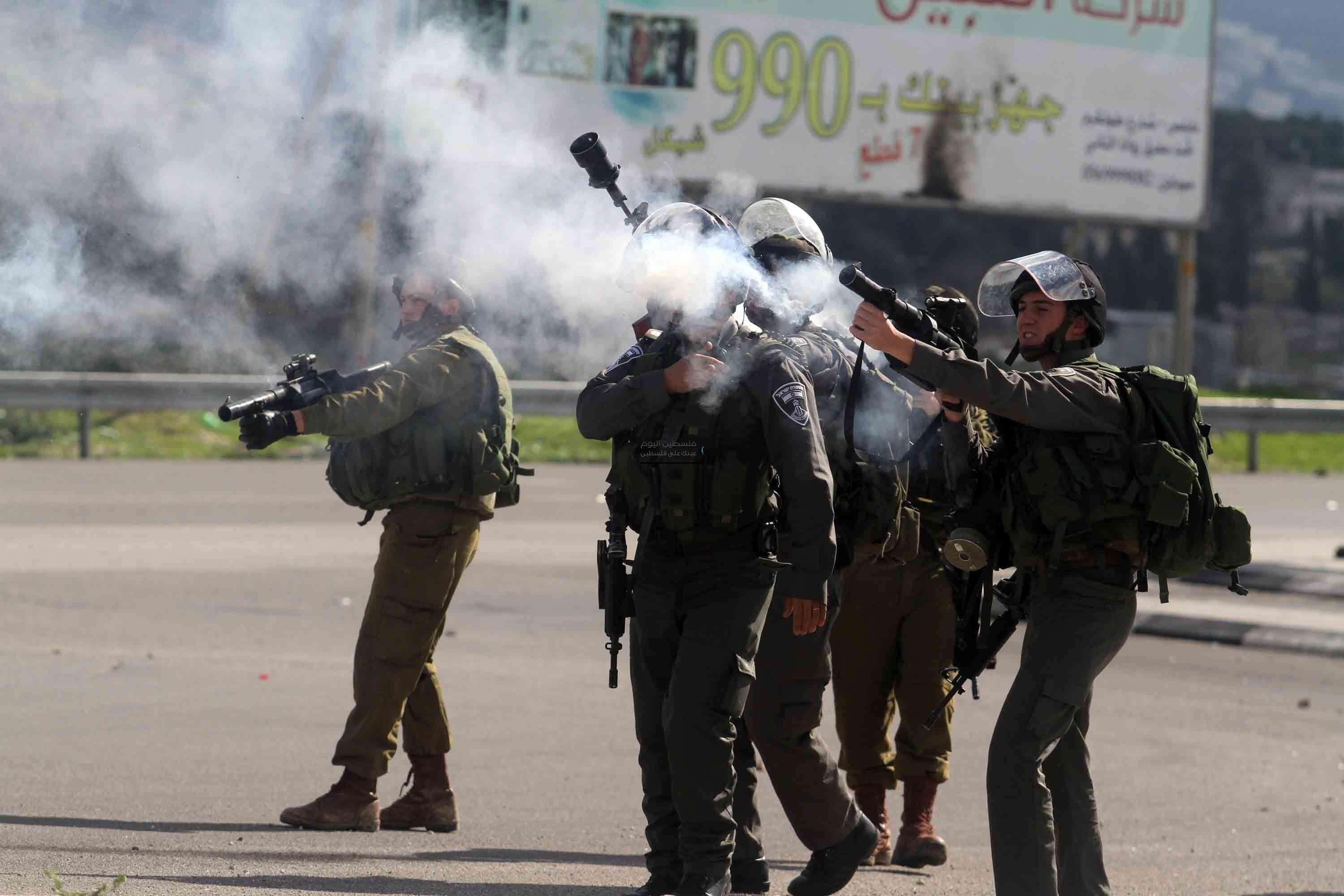 جيش الاحتلال يقمع مسيرة في أم الفحم تنديدًا بالحرب على غزة