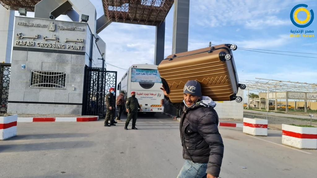 كشف التنسيقات لغد الإثنين واستمرار عمل معبر رفح في كلا الاتجاهين