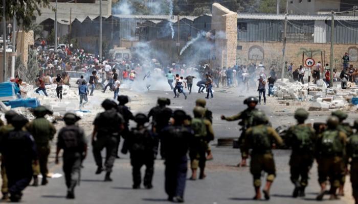 مصابون برصاص الاحتلال خلال قمع مسيرة كفر قدوم شرق قلقيلية