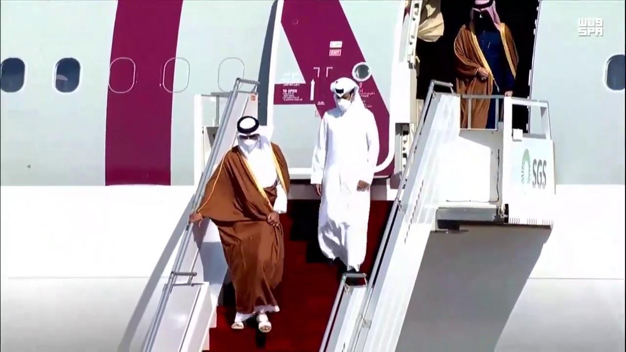 وصول أمير قطر إلى السعودية للمشاركة في القمة الخليجية