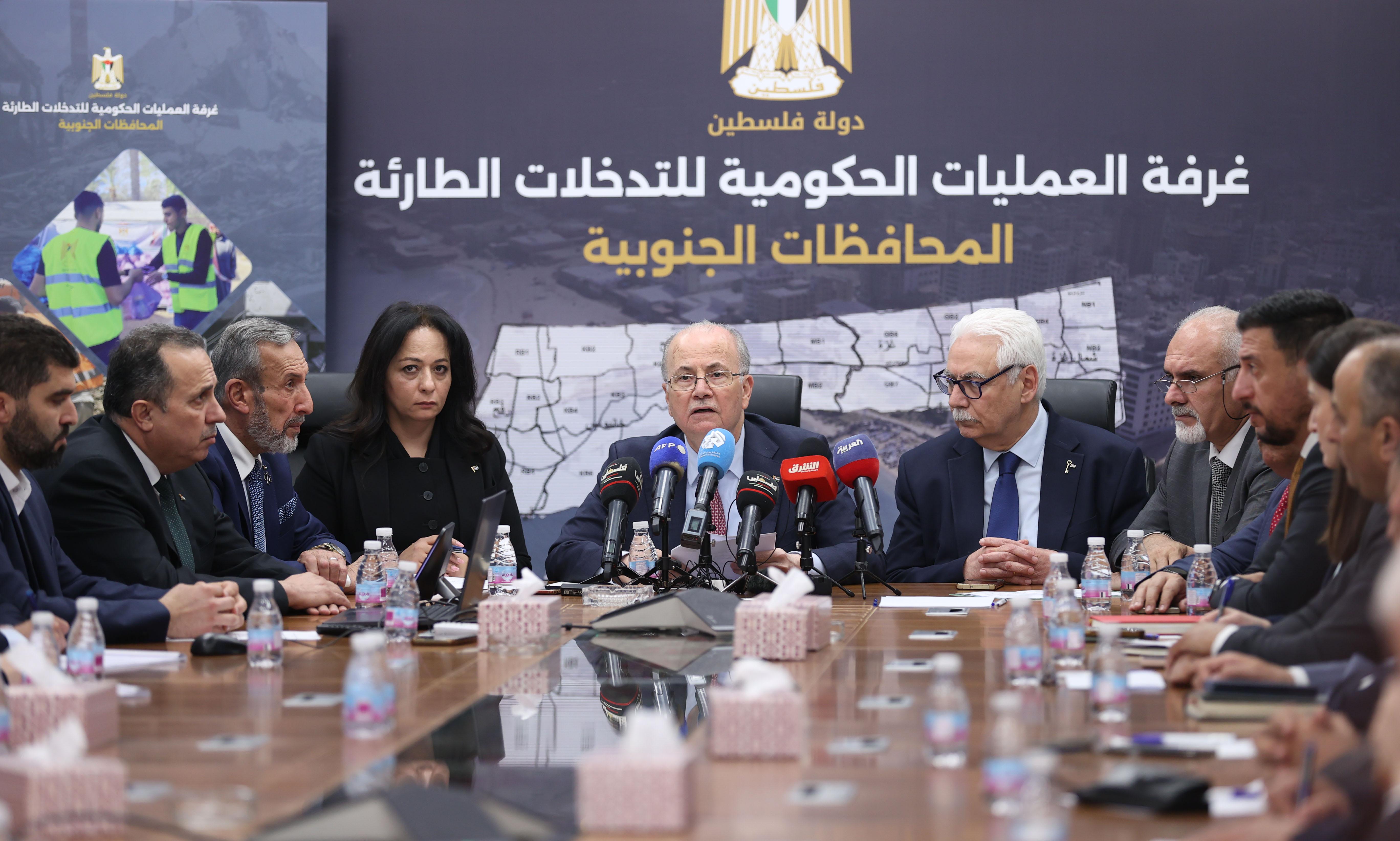 رئيس الوزراء الفلسطيني يعلن قطاع غزة منطقة مجاعة