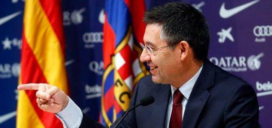 رئيس نادي برشلونة يشن هجوماً مباشراً على ريال مدريد ويحسم جدل رحيل ميسي