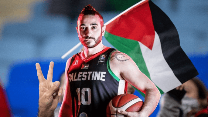 أمريكا تمنع تامر حبش قائد منتخب فلسطين لكرة السلة من دخول أراضيها