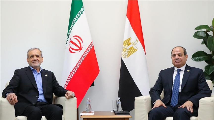 رئيسا مصر وإيران يؤكدان ضرورة تفادي انزلاق المنطقة لصراع عسكري