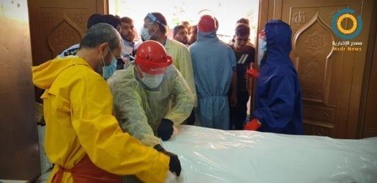 صور | تشييع جثمان الشهيد الغلبان وسط إجراءات وقائية في خانيونس