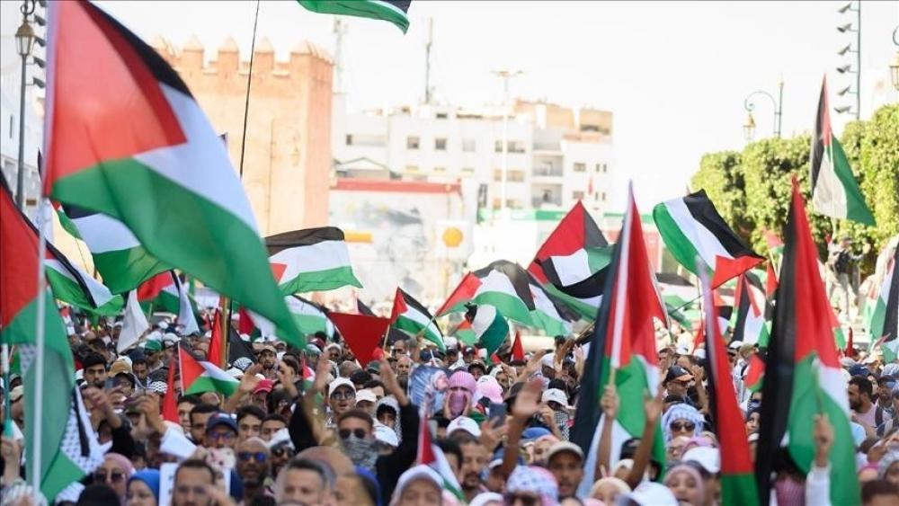 تظاهرات حاشدة في المغرب واليمن تضامنًا دعمًا لغزة